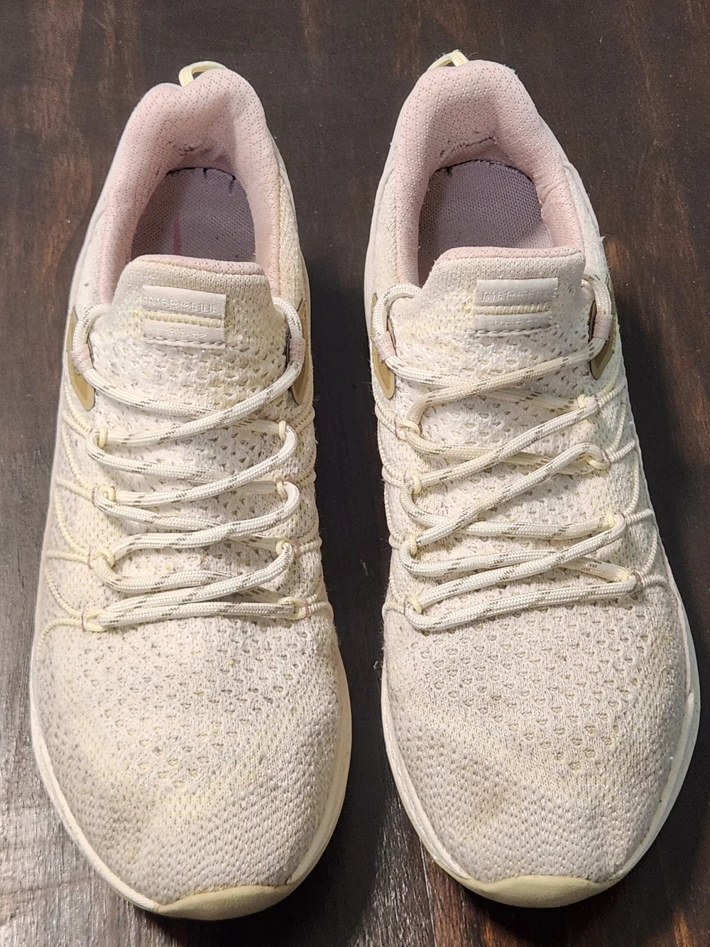 Merrell Bravada 2 Women's Trail Shoes Size 9 Beige Pink Knit Sneakers J135650